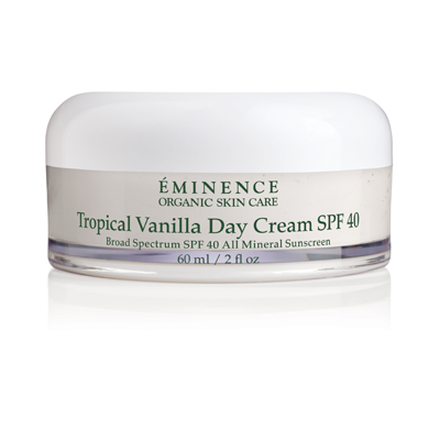 Crème de jour à la vanille tropicale SPF 40